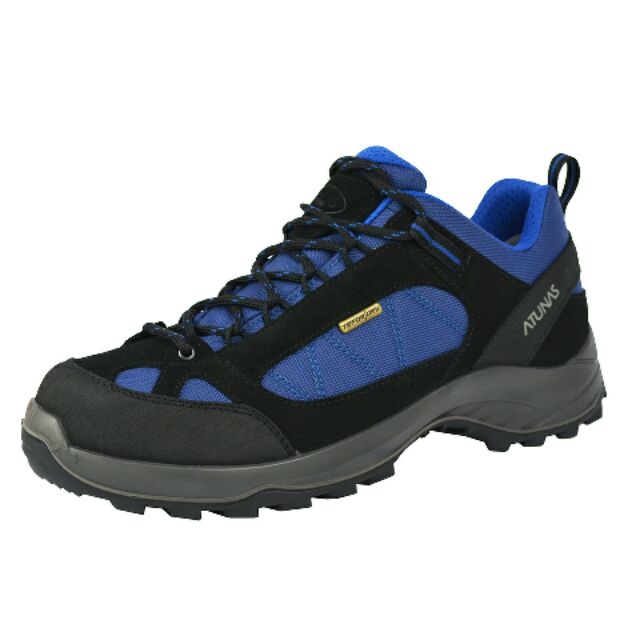 集山庄歐都納|男款防水透氣耐磨低筒健行鞋 A1GCBB03N 藍/黑 零碼：45=30公分