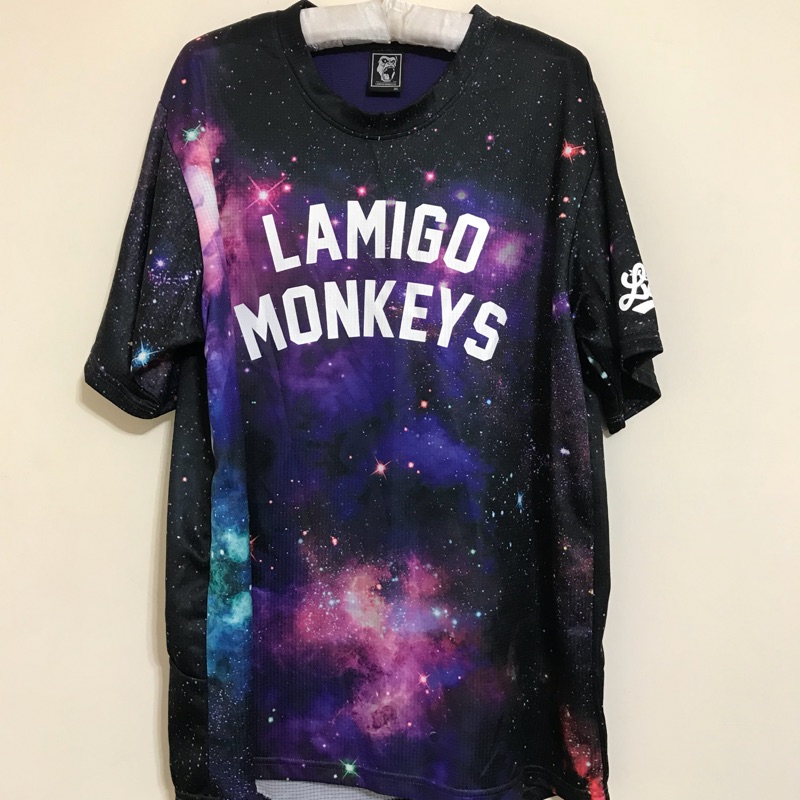 Lamigo Monkeys 動紫球衣 3XL 星空 美式 運動風 20180901-2