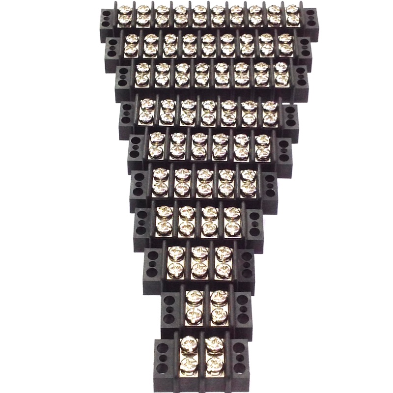 端子台美式端子台鎖式端子台1 10p 雙排 蝦皮購物