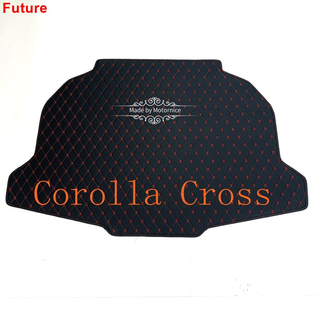 🔥汽車機車配件🔥（現貨）適用Toyota Corolla Cross 後車廂墊 專用汽車皮革後廂墊 後行李廂墊 防水