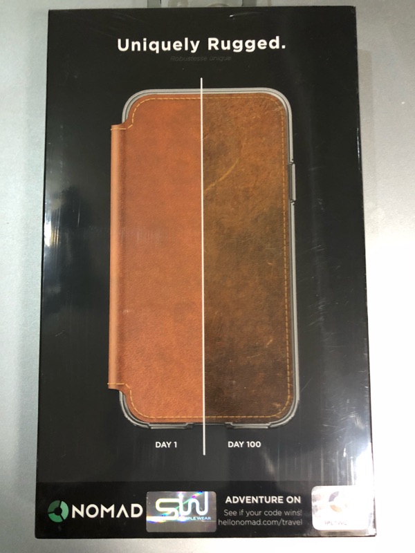 IPhone X CLEAR FOLIO - X 美國 NOMAD 透明背蓋皮革側掀保護套 附贈SW觸控筆