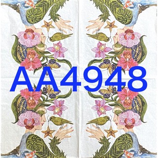 波弟彩繪拼貼/木器彩繪/蝶古巴特餐巾紙/AA4948美麗女子