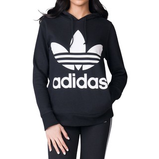 Adidas Originals Trefoil Hoodie 基本款 帽TEE LOGO 黑 CE2408【高冠國際】