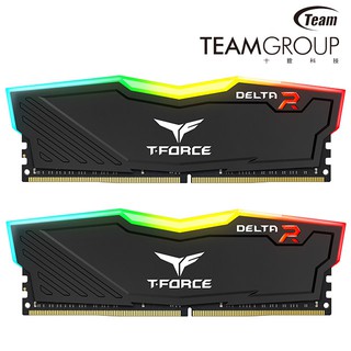 ~協明~ Team十銓 Delta RGB 黑色 DDR4-3200 DDR4-3600 16GB 32GB