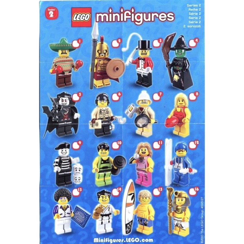 LEGO樂高 8684 第二代人偶包 單售