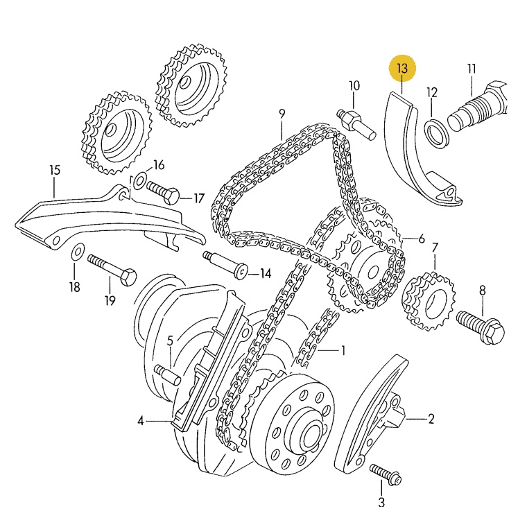 《歐馬國際》 VW 福斯 T4 VR6 2.8 正時鍊條 時規鍊條 滑板 張力器 修理包 德國原廠 副廠
