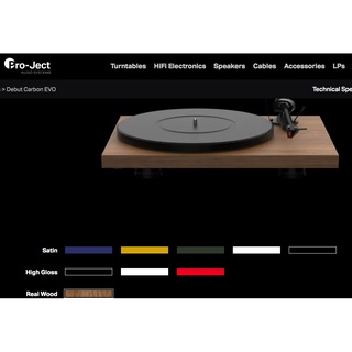 [ 沐耳 ] Pro-Ject（完售） 黑膠唱盤 Debut Carbon EVO 胡桃木紋版本 + 2M Red 唱頭