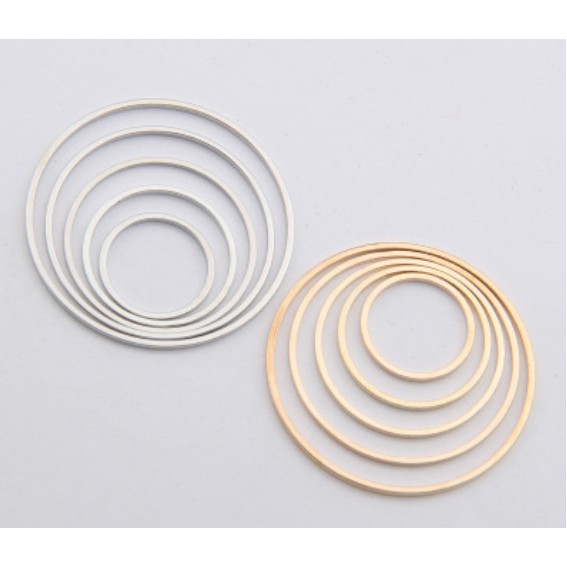 Lidora shop 🈵️70元出貨 DIY手作材料系列 合金 吊飾 配件 耳環材料 銅圈 圓圈 圓形
