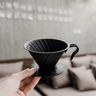 Hario V60黑金金屬濾杯 VDM-02-MB 1~4人份 日本製造