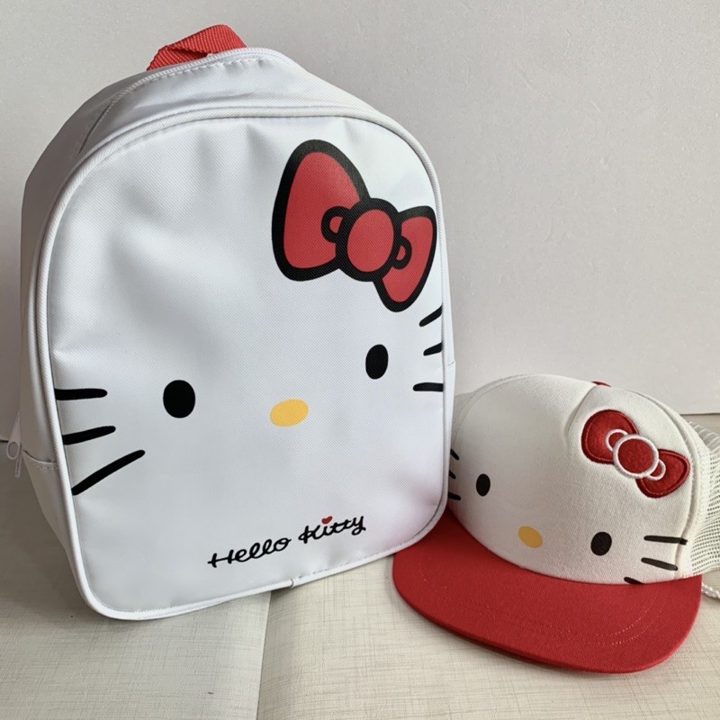日本帶回 女童kitty後背包 女童kitty棒球帽 女童帽子 女童包包 kitty背包 kitty帽子 兒童kitty