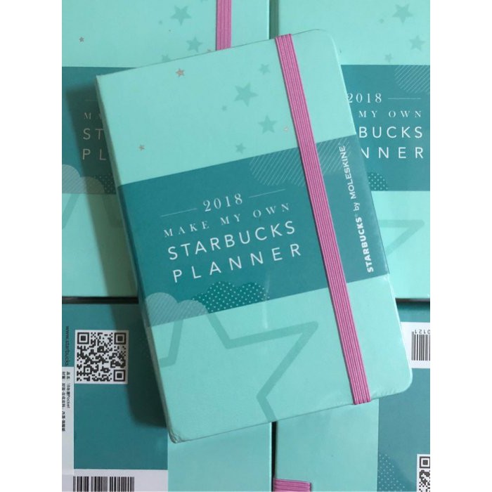 星巴克 STARBUCKS 2018 年曆 行事曆 Tiffany綠 含10張買一送一券