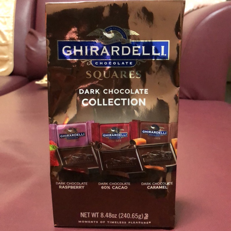 GHIRARDELLI CHOCOLATE 吉拉德鷹牌巧克力 (覆盆子、60%黑巧克力、焦糖)