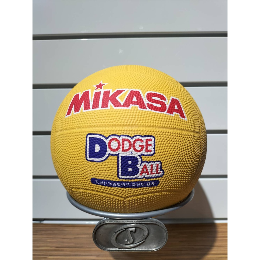 MIKASA   DODGE BALL  軟橡膠躲避球   3號球  黃色   MKD3Y