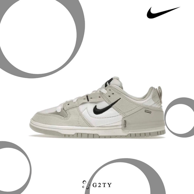 [G2TY] Nike Dunk Low Disrupt 2 灰白 燕麥 象牙灰 奶油白 解構 DH4402-101