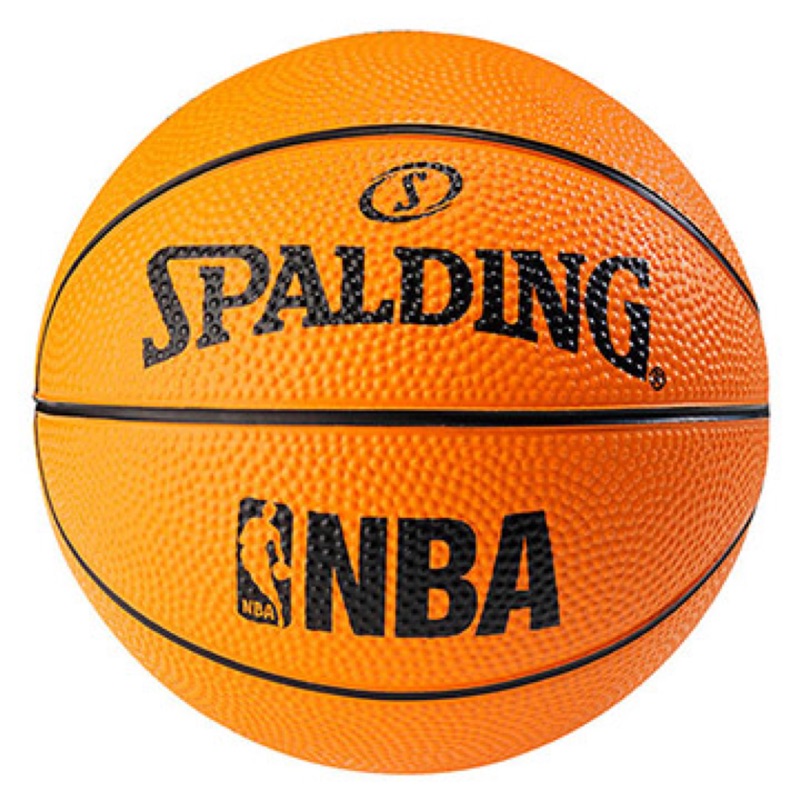 SPALDING 斯伯丁 NBA NO.1 迷你小球 專業橘 籃球
