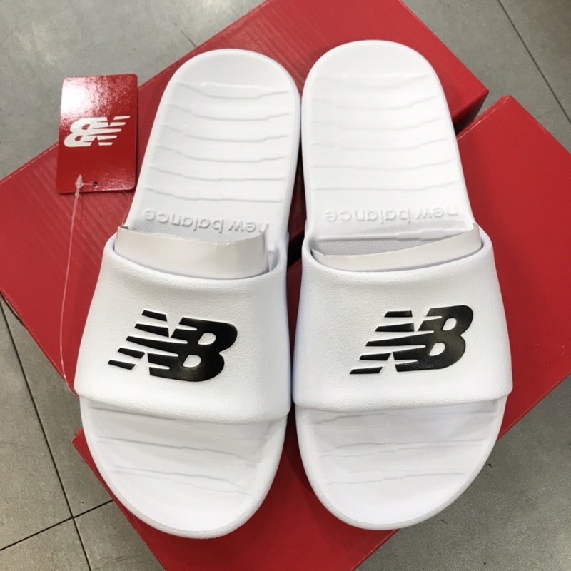 保證正品✨new balance 男女款 白色 拖鞋 沙灘 防水 休閒