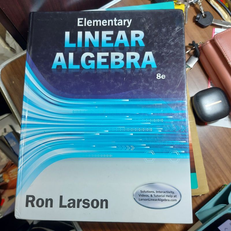 大學 線性代數 原文書 Elementary Linear Algebra 8/e Ron Larson