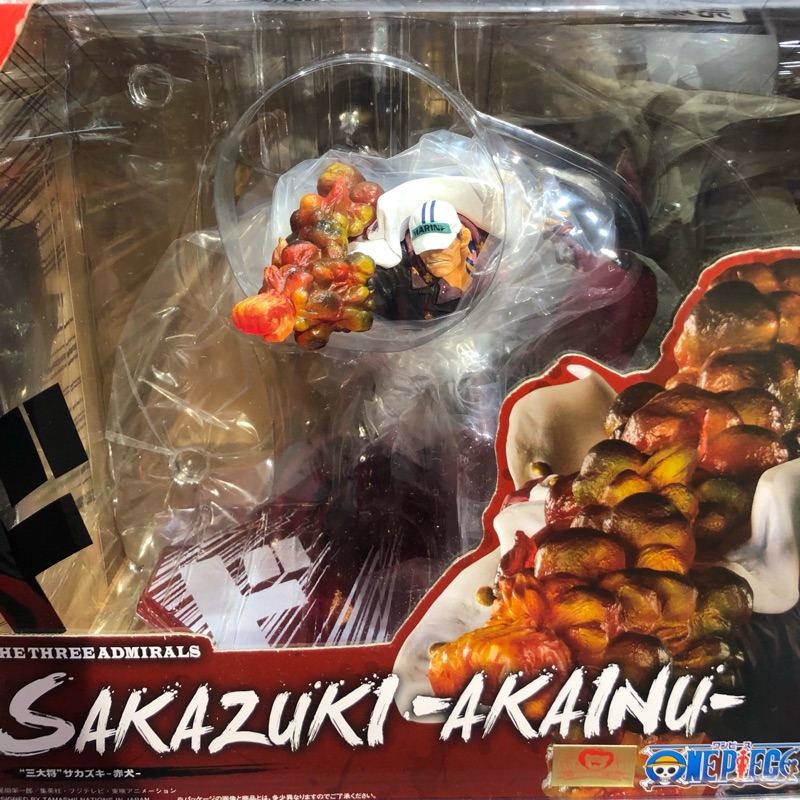 日本金證 完整外盒「現貨」帶回zero 系列  F.ZERO EXTRA BATTLE 海賊王 海軍 三大將 赤犬