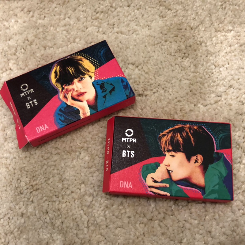 MTPR x BTS case only 防彈隱眼盒 泰亨 號錫 매일착용소프트콘택트렌즈