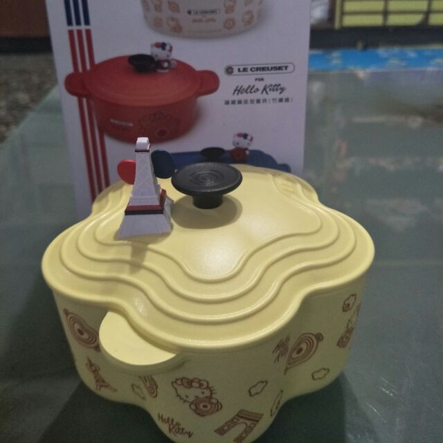 7-11LE CREUSET FOR kitty 鑄鐵鍋造型餐具（竹纖維）