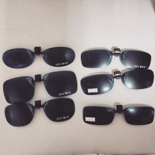 墨鏡 眼鏡 太陽眼鏡 偏光夾片 鏡片 （有附眼鏡袋）