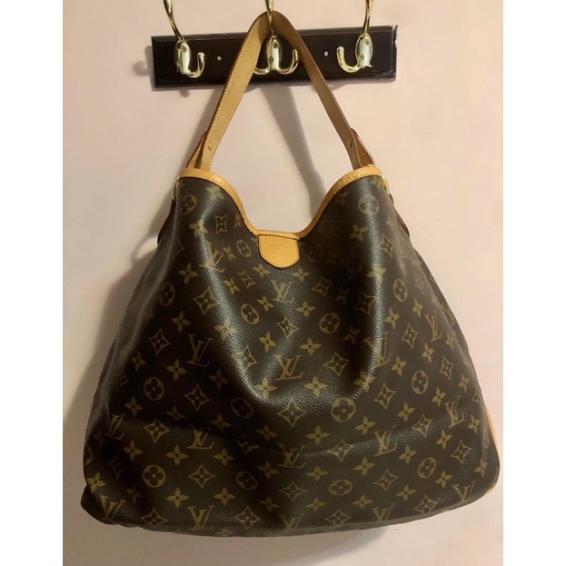 二手真品🌟LV M40353 Delightful monogram MM肩背包