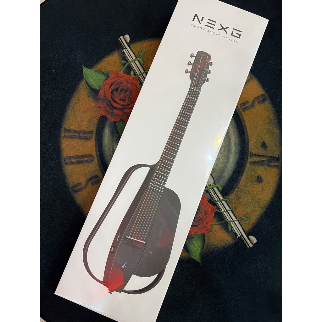 【Cross流行音樂中心】Enya NEXG-BK 展示出清 恩雅智能音響吉他 38吋可插電碳纖維吉他 藍芽吉他 黑色