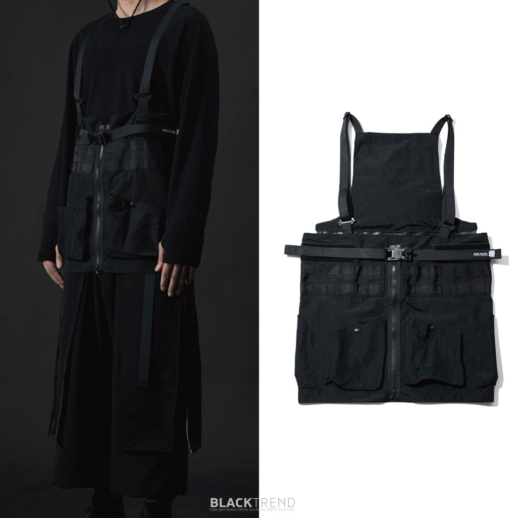 【Black.Trend】PUPIL TRAVEL 2020/SS多功能可拆卸圍裙背心
