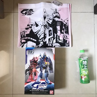 全新 BANDAI 臺灣 限定 HG 1/144 鋼彈 RX-78-2 ZAKU 薩克 環保袋 人偶 公仔 模型 擺飾