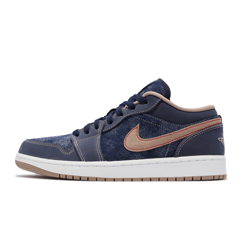 Nike Air Jordan 1 Low SE Denim 藍 男鞋 AJ1 丹寧 牛仔 ACS DH1259-400