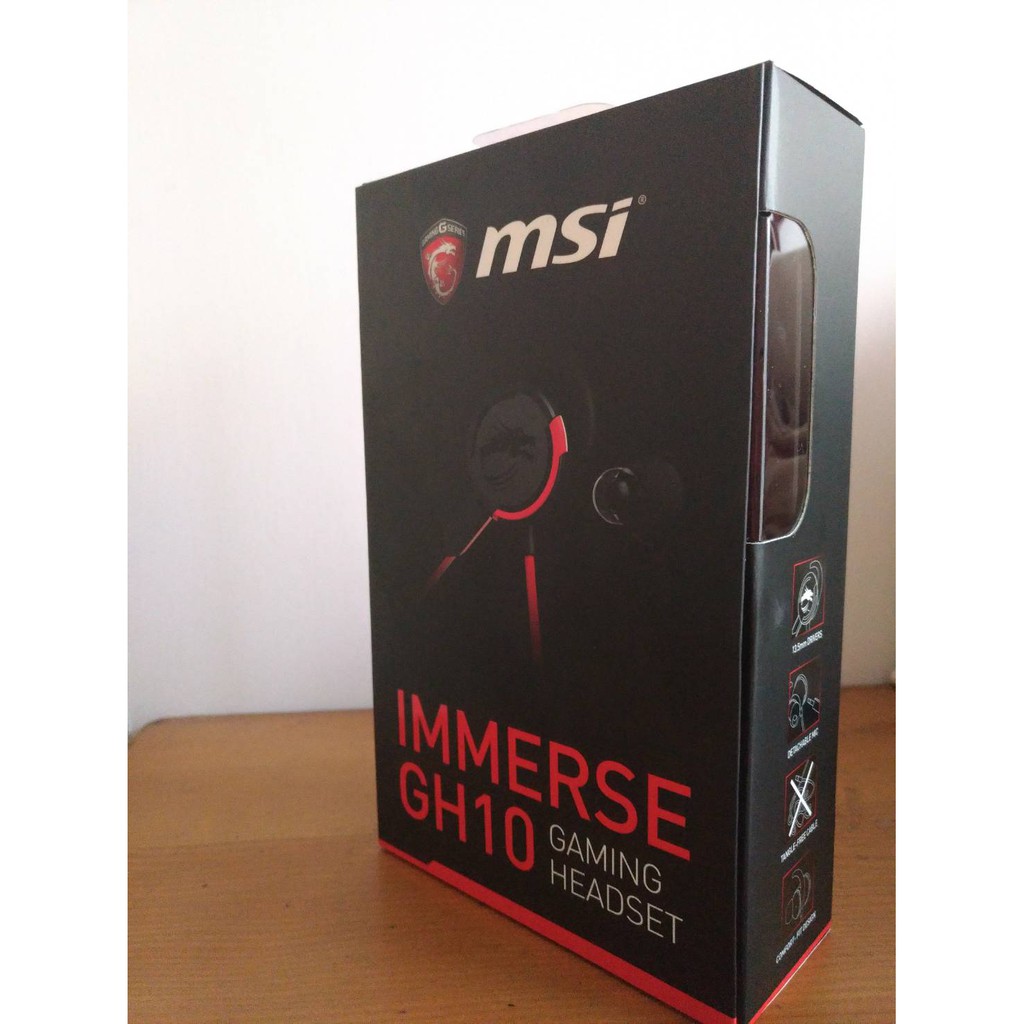 【現貨全新】MSI IMMERSE GH10 耳塞式電競耳機