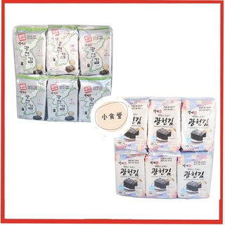 【正品~附發票】小食堂~百濟傳統烤海苔/廣川傳統烤海苔(4g*12入) 海苔 烤海苔 海苔片