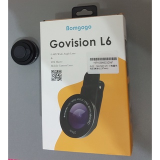 Bomgogo Govision L6 AV032手機廣角微距鏡頭組(37mm)重量58g