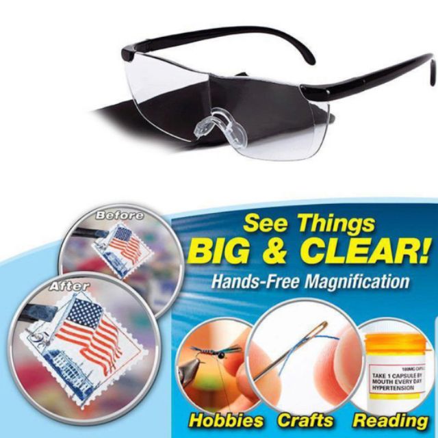 BIG Vision #眼鏡放大鏡  #1.6倍工作鏡  #耳掛式