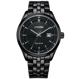【大新竹鐘錶】CITIZEN 星辰光動能時尚黑紳士腕錶BM7565-80E
