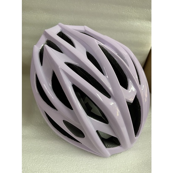 『時尚單車』紫色 白色 STAGE ROADY 自行車安全帽 亮面紫 M/L