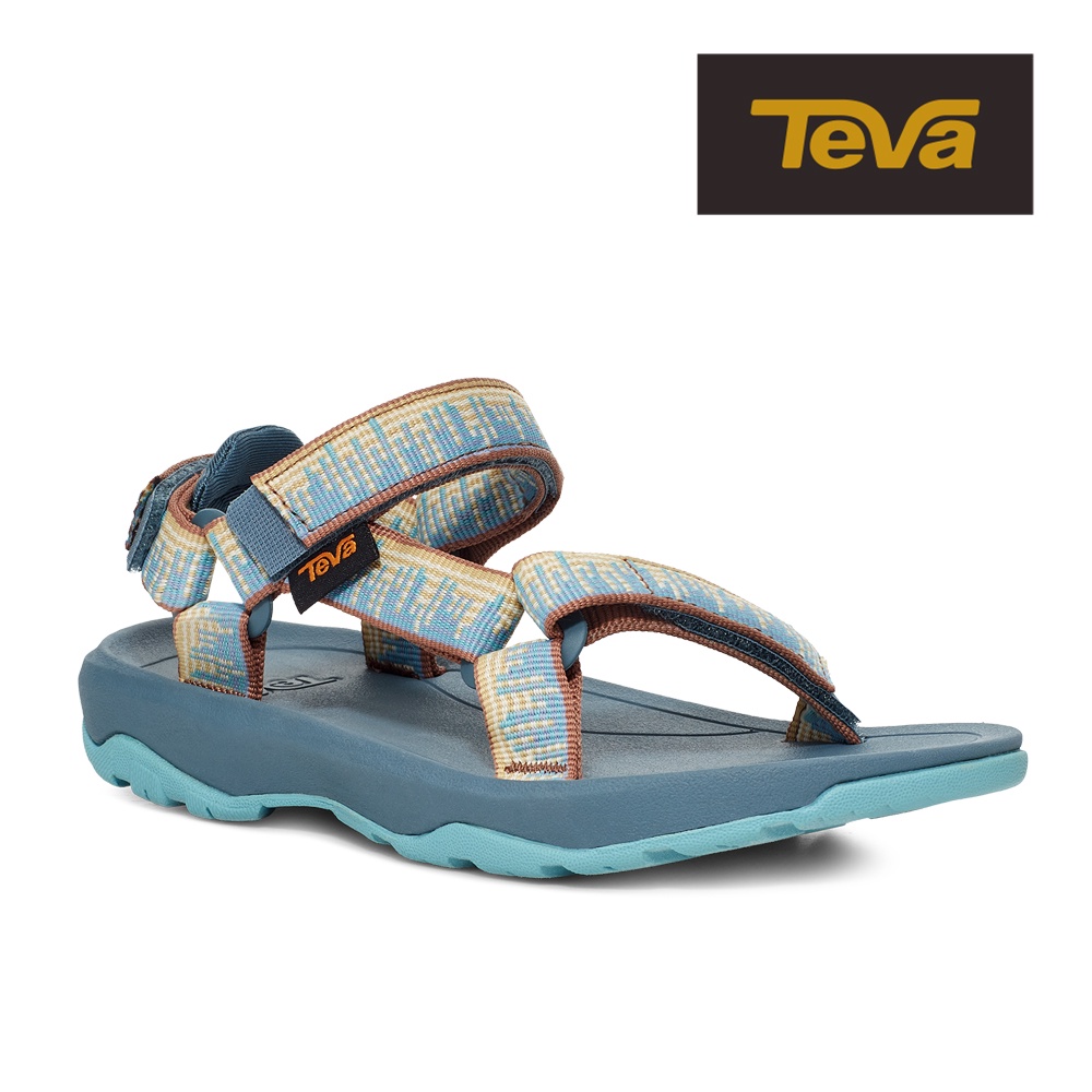 【TEVA】幼/中/大童 Hurricane XLT2 機能運動涼鞋/雨鞋/水鞋/童鞋-大氣天蛾彩/靜水藍 (原廠現貨)