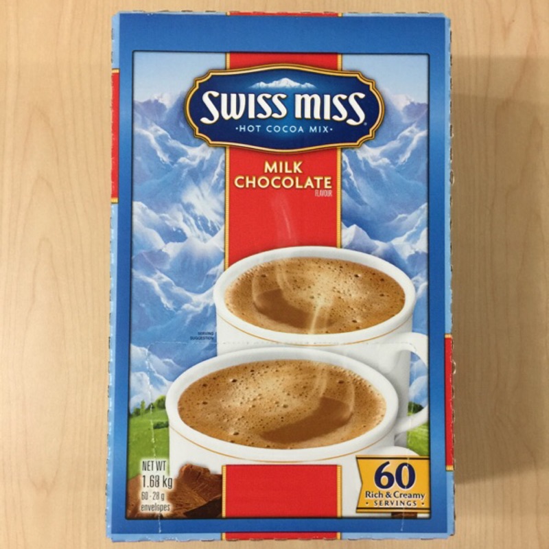 [好市多代購]瑞士小姐swissmiss 即溶可可粉 牛奶可可 香醇巧克力 | 蝦皮購物
