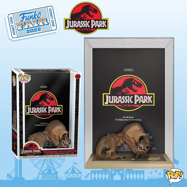 正版 現貨 Funko PoP 侏羅紀公園 封面 海報 03 超大盒