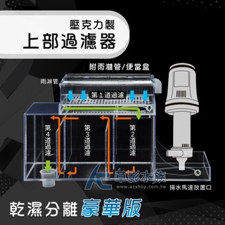 【AC草影】二代 乾濕分離豪華版 （2尺）【一組】魚缸過濾 過濾器 開放過濾 滴流過濾 上部過濾