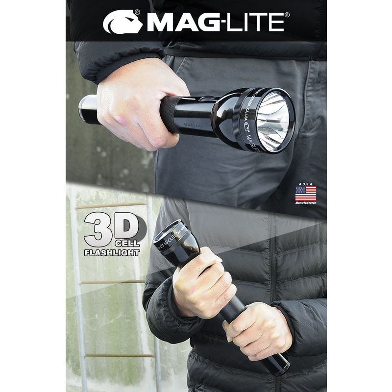 《甲補庫》MAG-LITE 3D 警棍型防暴手電筒/鎮暴手電筒/防身更勝球棒隊/一號電池3顆