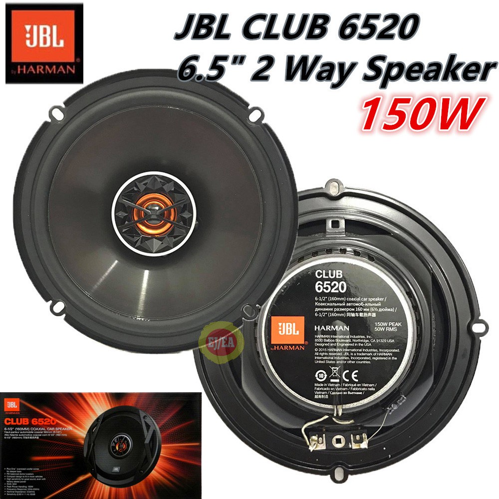 JBL CLUB6520 6.5 吋2音路同軸喇叭| 蝦皮購物 JBL CLUB6520 6.5 吋2音路同軸喇叭| 蝦皮購物