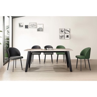 【宏興傢俱 HOME BRISK】梅維斯6尺巖板餐桌，促銷全省西部市區免運費《XU新品22》