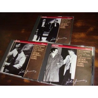 好音悅 Grumiaux Haskil Beethoven 貝多芬 小提琴奏鳴曲全集 3CD Philips 日版