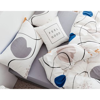 。KABAO。美式幾何線條床包組 純棉床包被套枕套 幾何紋床包 100%純棉床包組 單人/雙人/加大雙人
