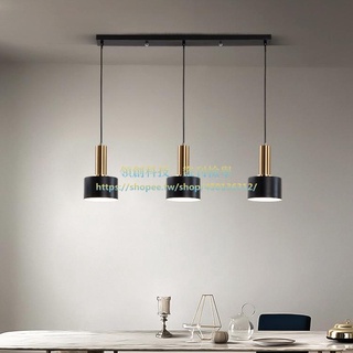 北歐led餐廳吊燈三頭 簡約輕奢吊燈創意吧臺飯廳餐廳燈具[名揚GZCY]