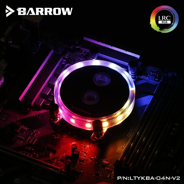 小白的生活工場*Barrow AMD AM4平台噴射型微水道CPU水冷頭絢透版LTYKBA-04N-V2
