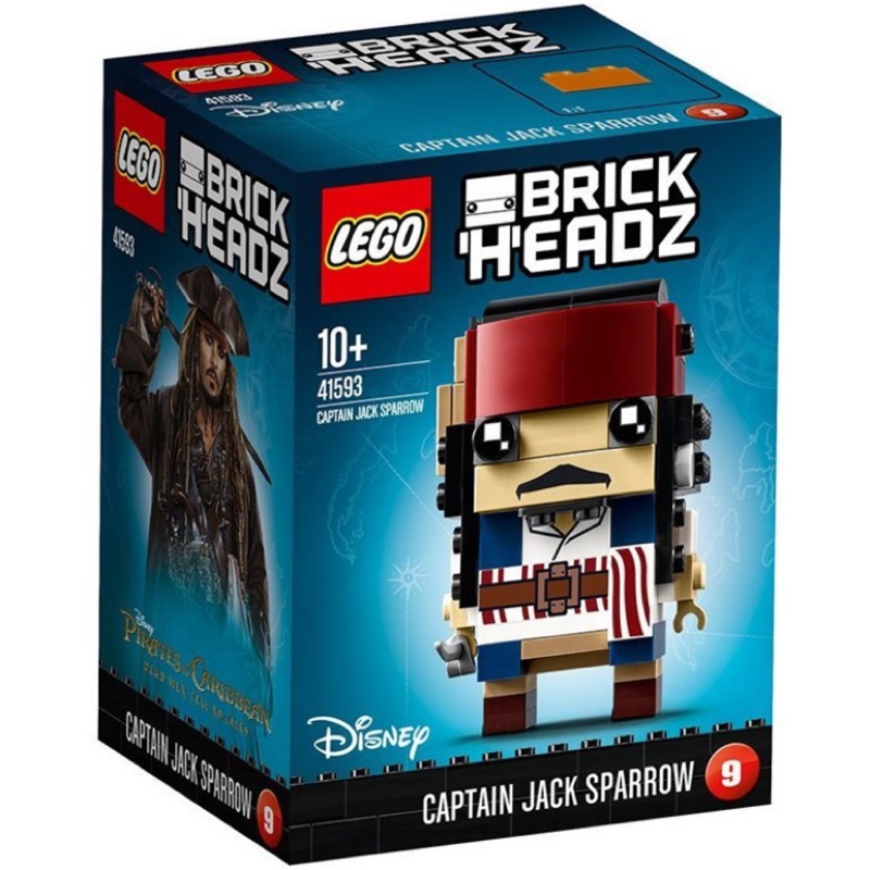 LEGO Brickheadz 41593 : Captain Jack Sparrow （神鬼奇航：傑克船長）