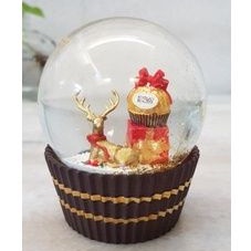 2021金莎聖誕水晶球(聖誕麋鹿)