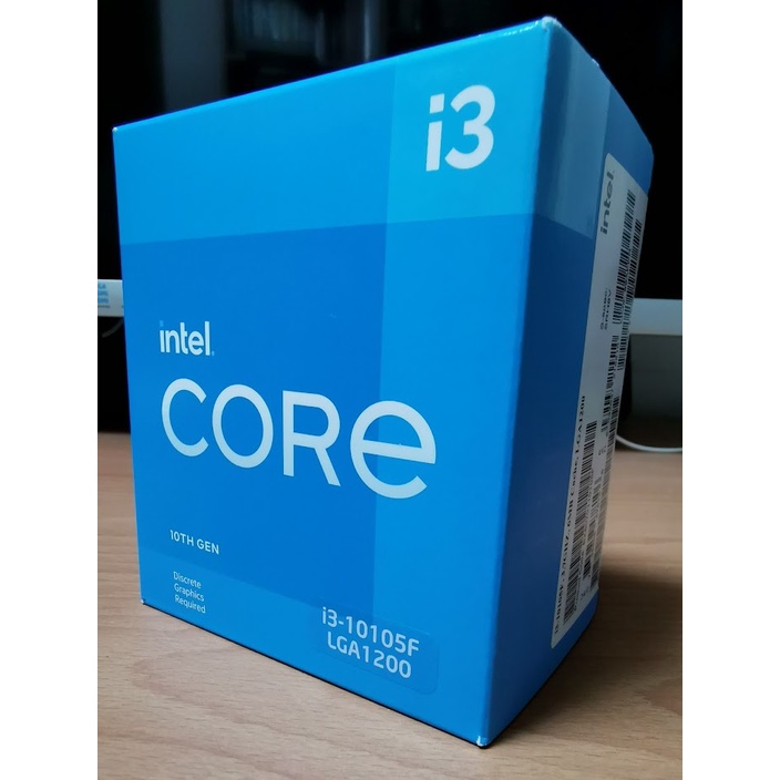 INTEL Core i3 10105F CPU (全新未拆 聯強保固）